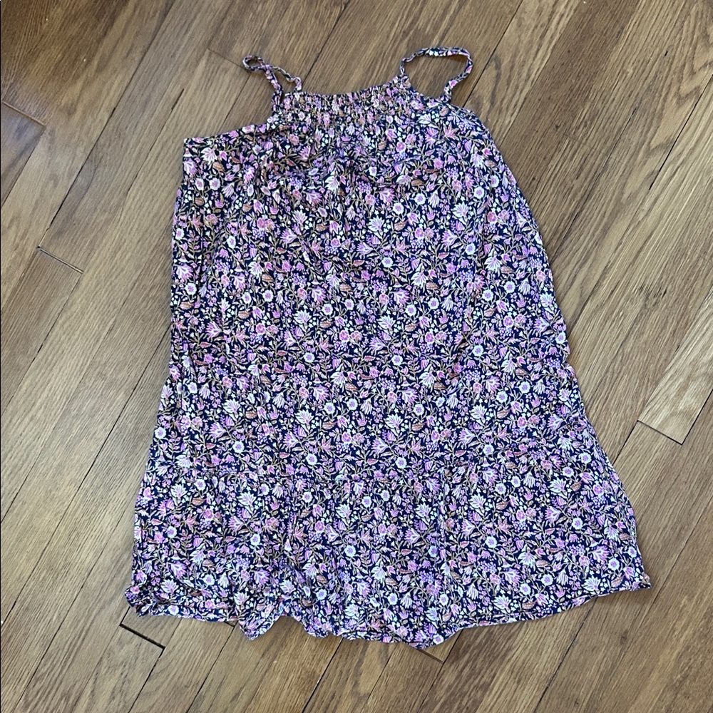 Old Navy Pink Floral Spaghetti Strap Dress
